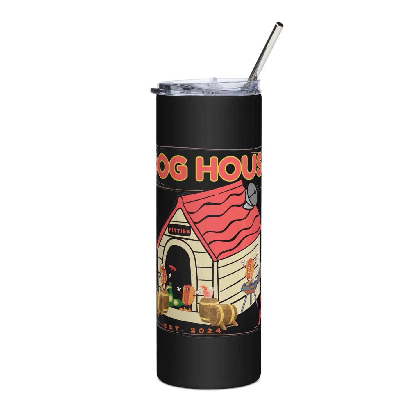 Pitties Dog House Tumbler