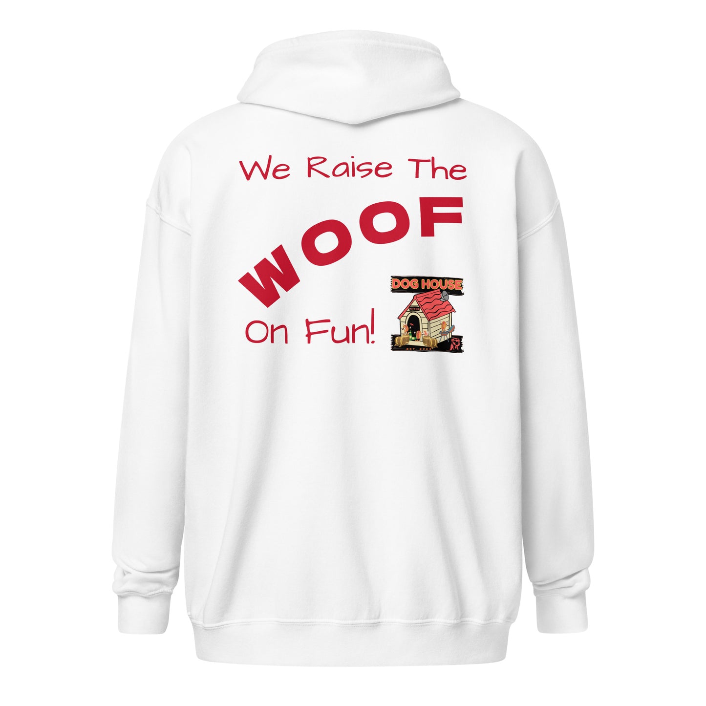 Pitties Dog House Zip Up Hoodie (S-3XL)